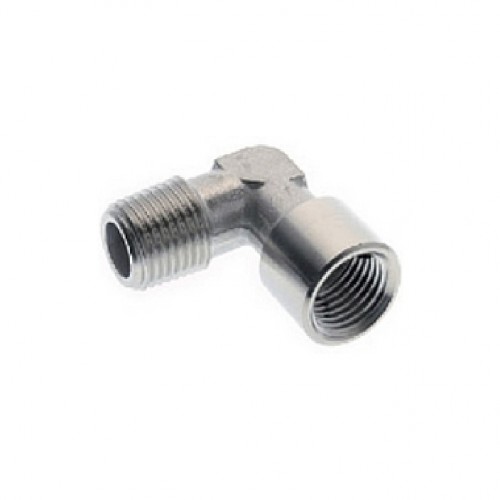 RACOR CODO 90º MACHO-HEMBRA INOX