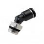 RACOR CODO 45º ORIENTABLE MACHO SHORT 